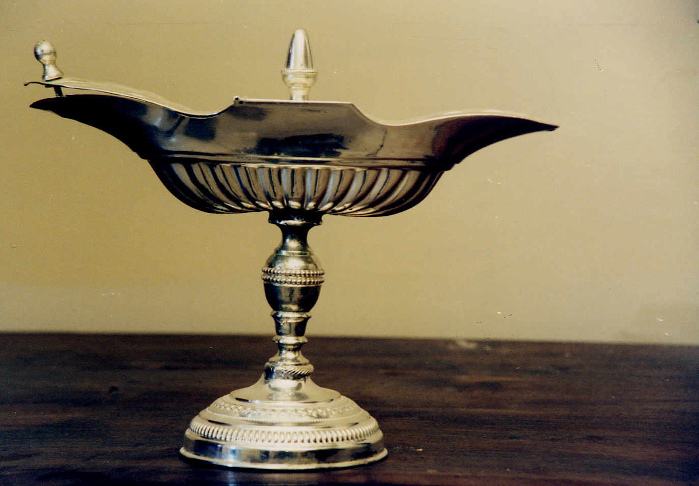 navicella portaincenso - bottega napoletana (fine sec. XIX)