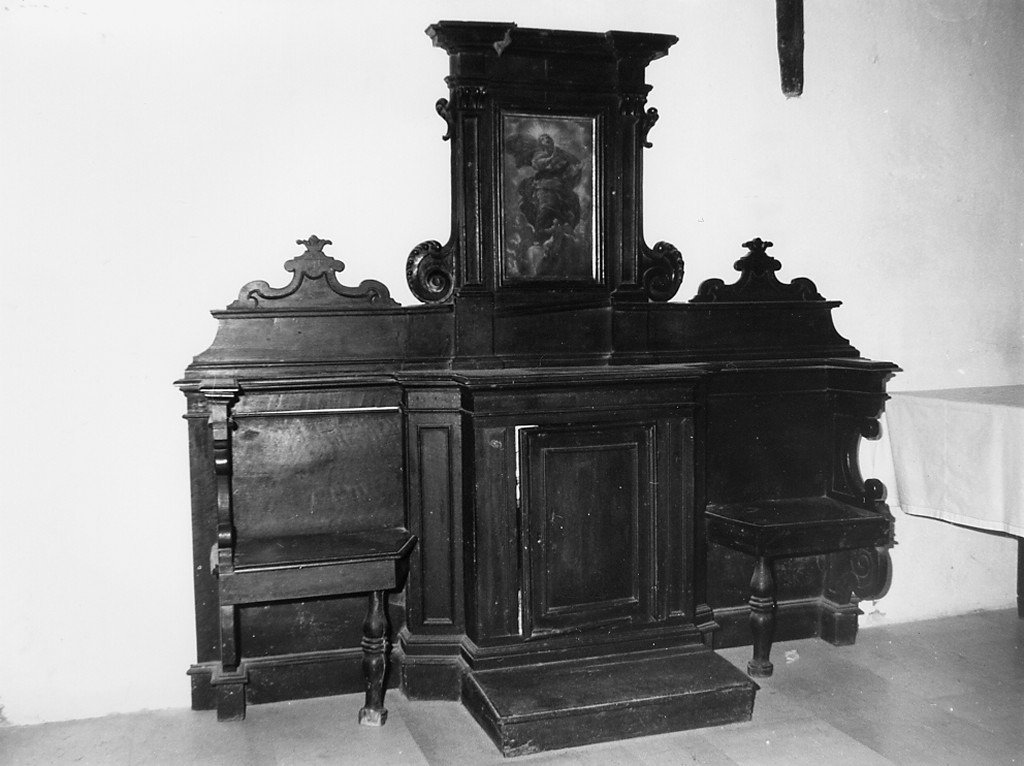 Ascensione di Cristo, Assunzione della Madonna (confessionale, serie) - ambito napoletano (seconda metà sec. XVIII)