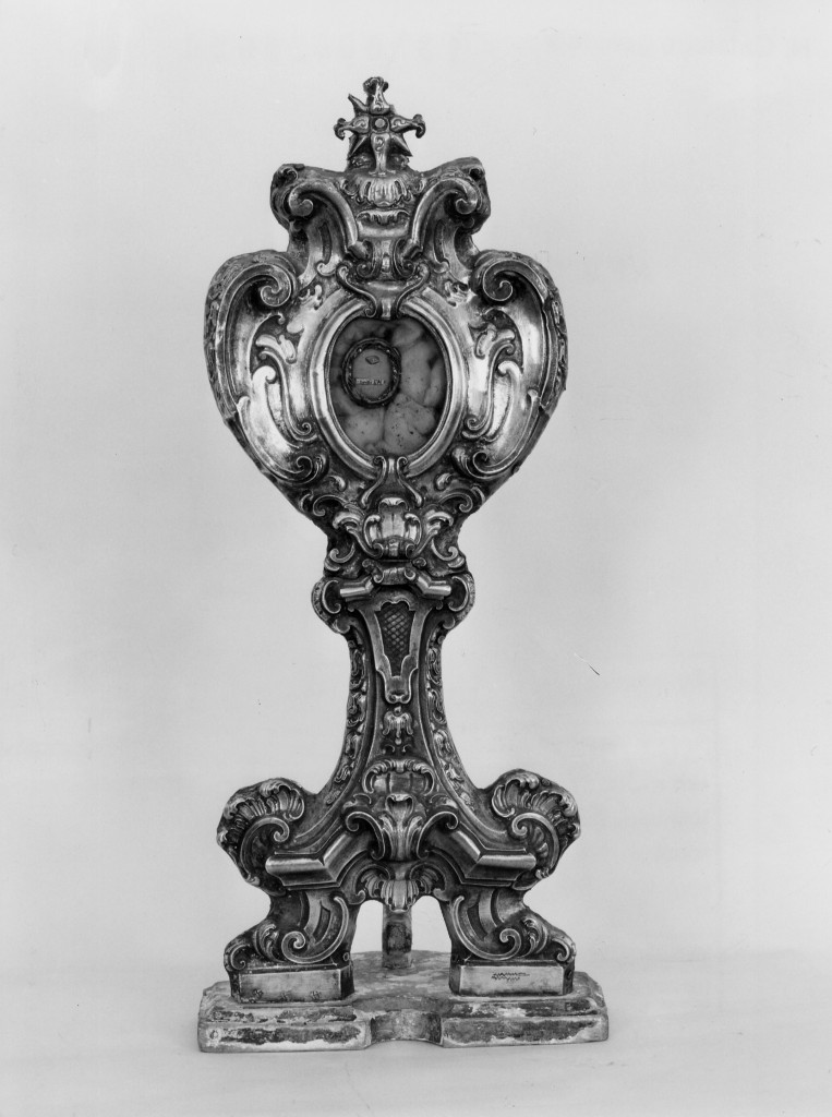 reliquiario - a ostensorio - ambito napoletano (sec. XVIII)