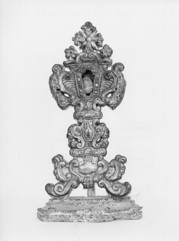 reliquiario - a ostensorio - ambito abruzzese (sec. XVIII)