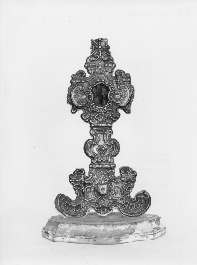 reliquiario - a ostensorio - ambito abruzzese (ultimo quarto sec. XVIII)