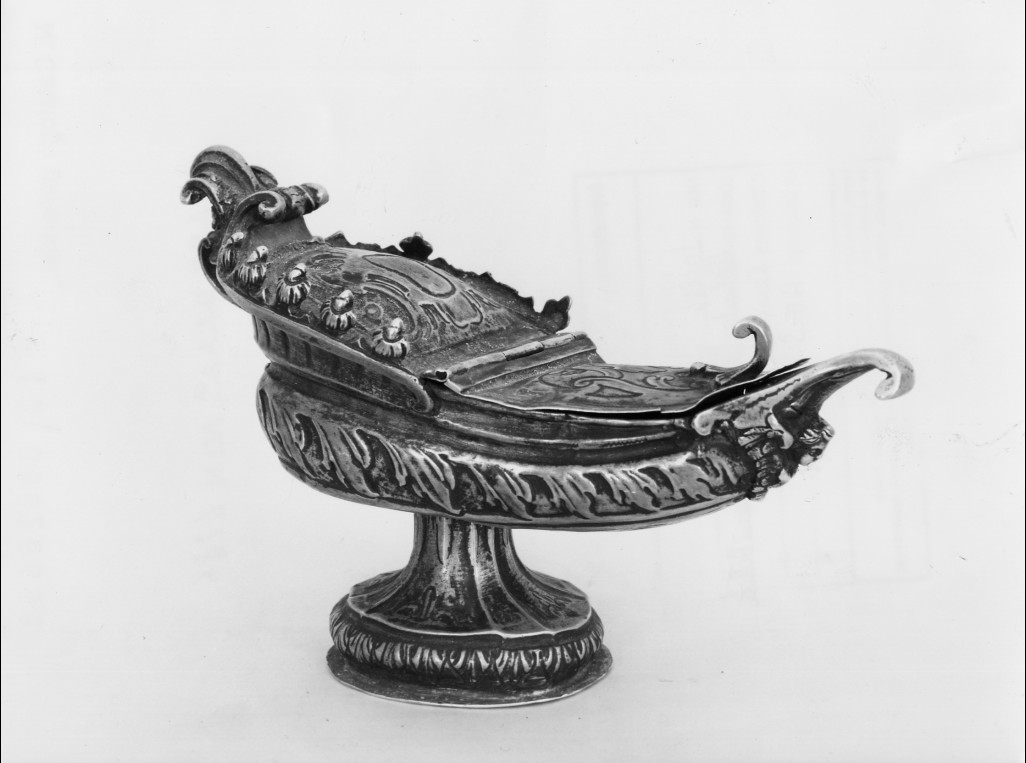 navicella portaincenso - ambito Italia centrale (sec. XVIII)