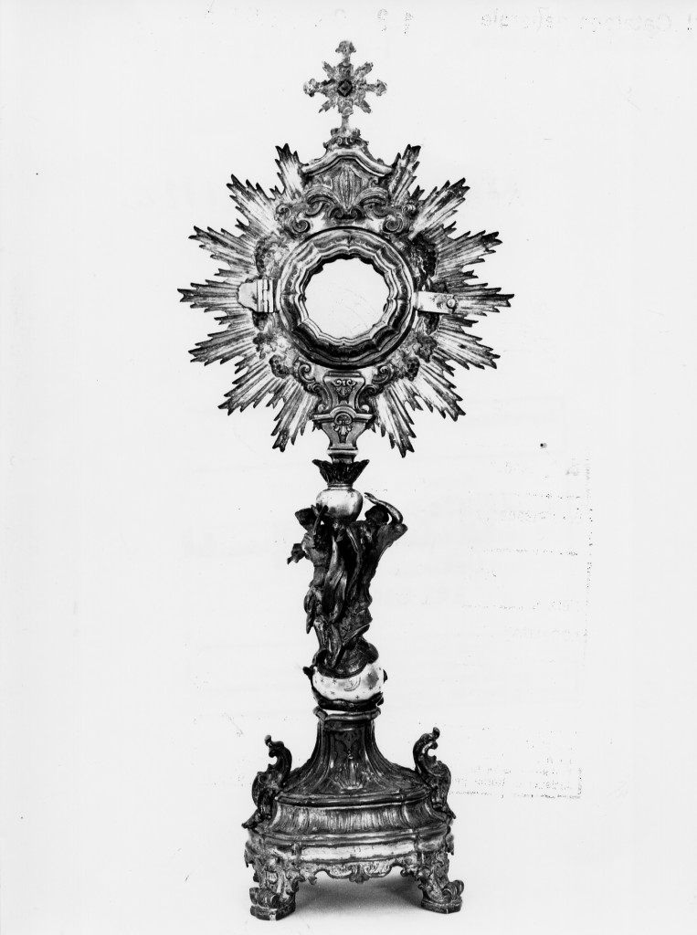 ostensorio - ambito napoletano (sec. XVIII)