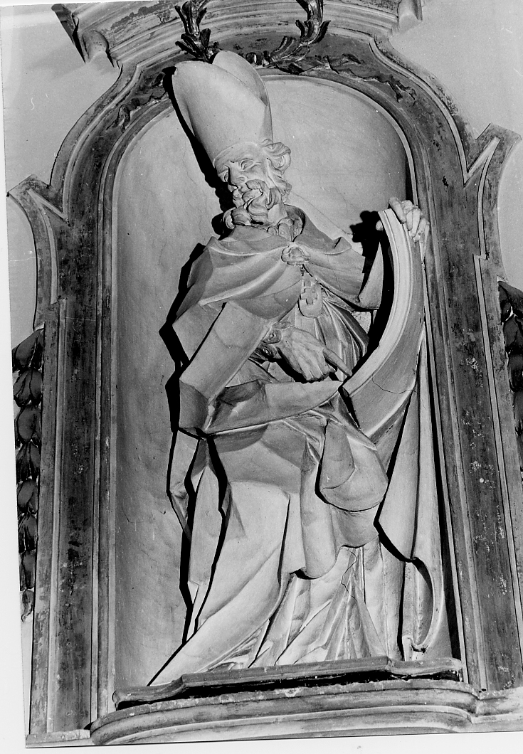 DOTTORE DELLA CHIESA (statua, elemento d'insieme) di Cornacchini Agostino (sec. XVIII)