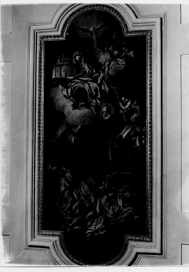 SANT'AGOSTINO (dipinto) di Damini Vincenzo (sec. XVIII)