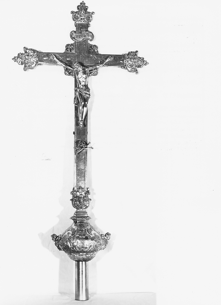 croce processionale - ambito Italia centrale (sec. XVIII)