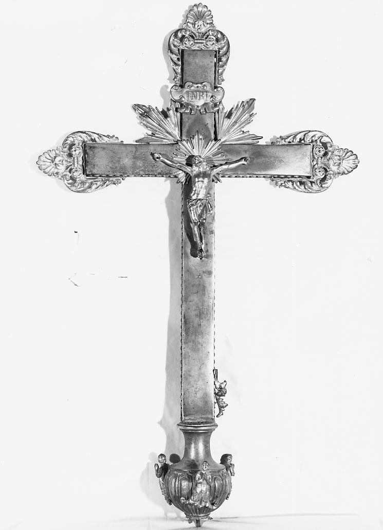 croce processionale - ambito Italia centrale (sec. XIX)