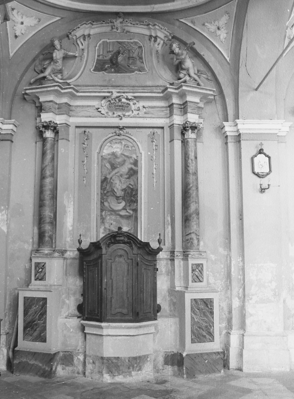 altare - a edicola - ambito abruzzese (sec. XVIII)