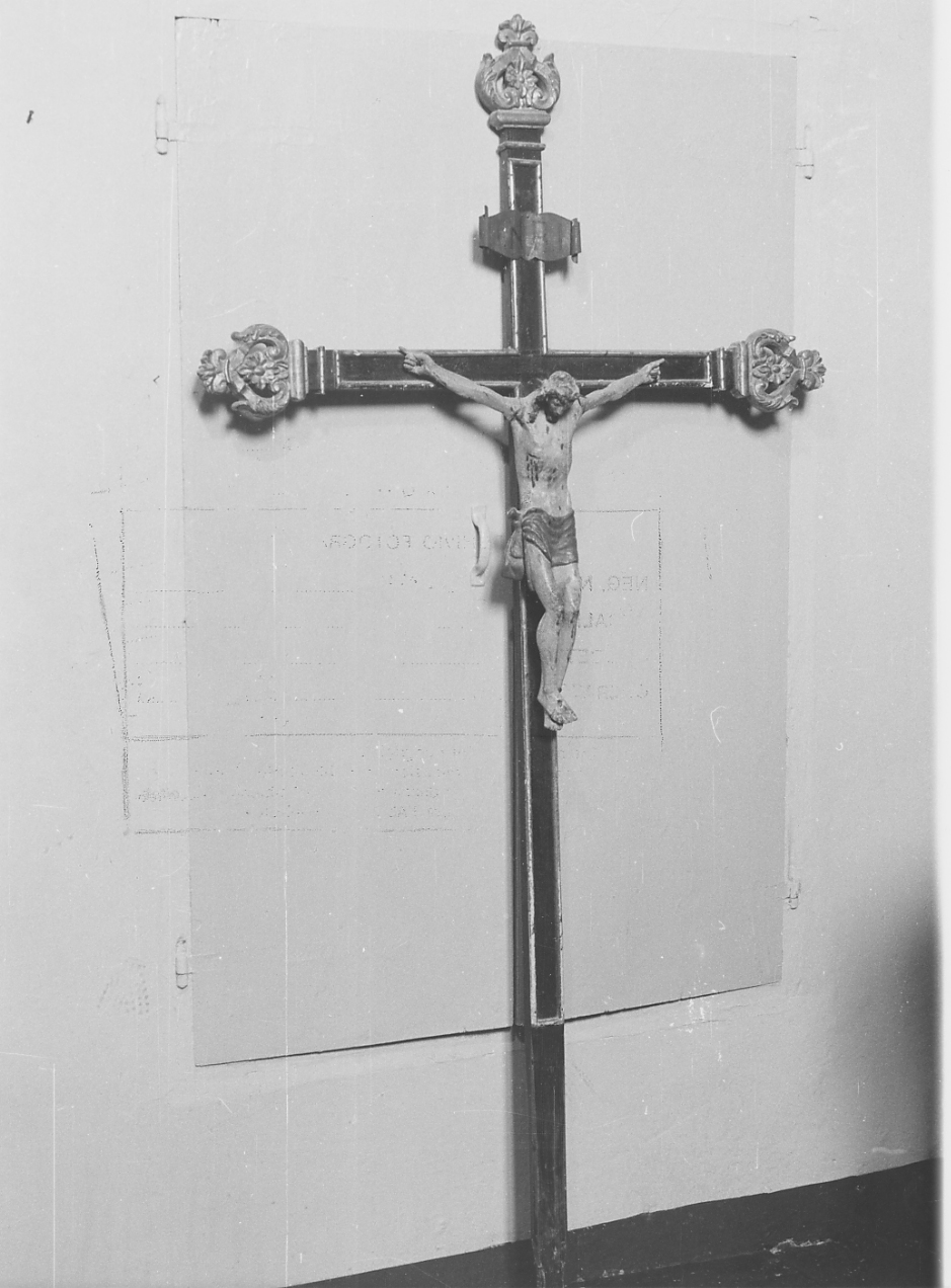 crocifisso - ambito abruzzese (secc. XVIII/ XIX)