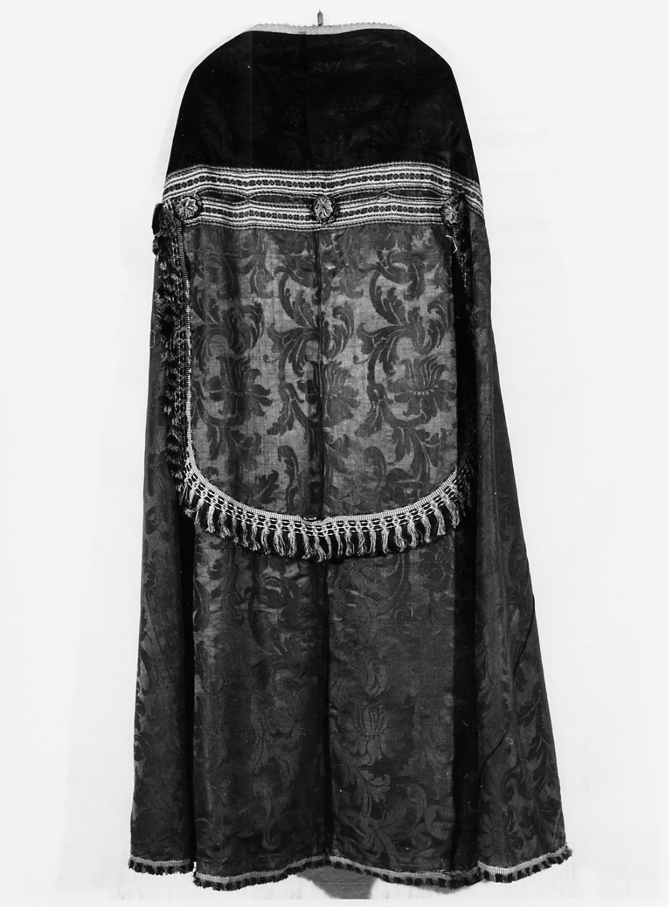 piviale - manifattura italiana (seconda metà sec. XVIII)