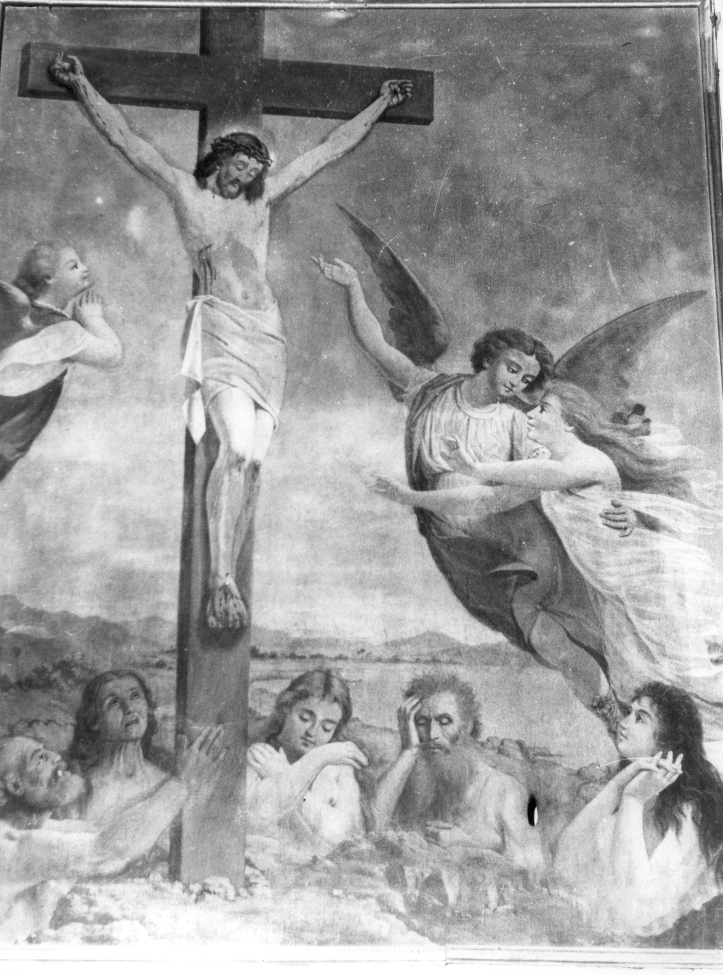 crocifissione (dipinto) - ambito Italia centrale (sec. XX)