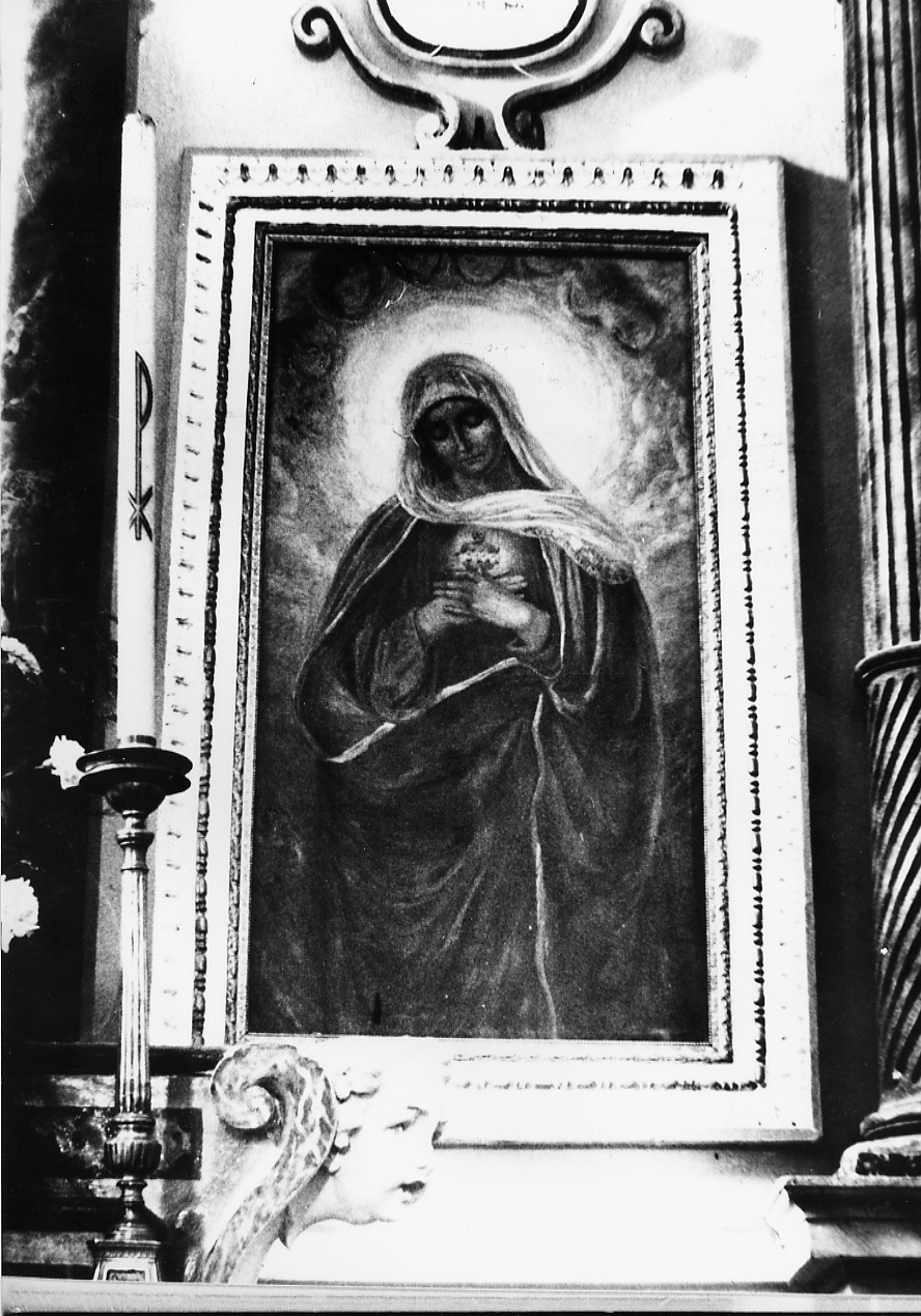 SACRO CUORE DI MARIA (dipinto, opera isolata) - ambito abruzzese (sec. XVIII)