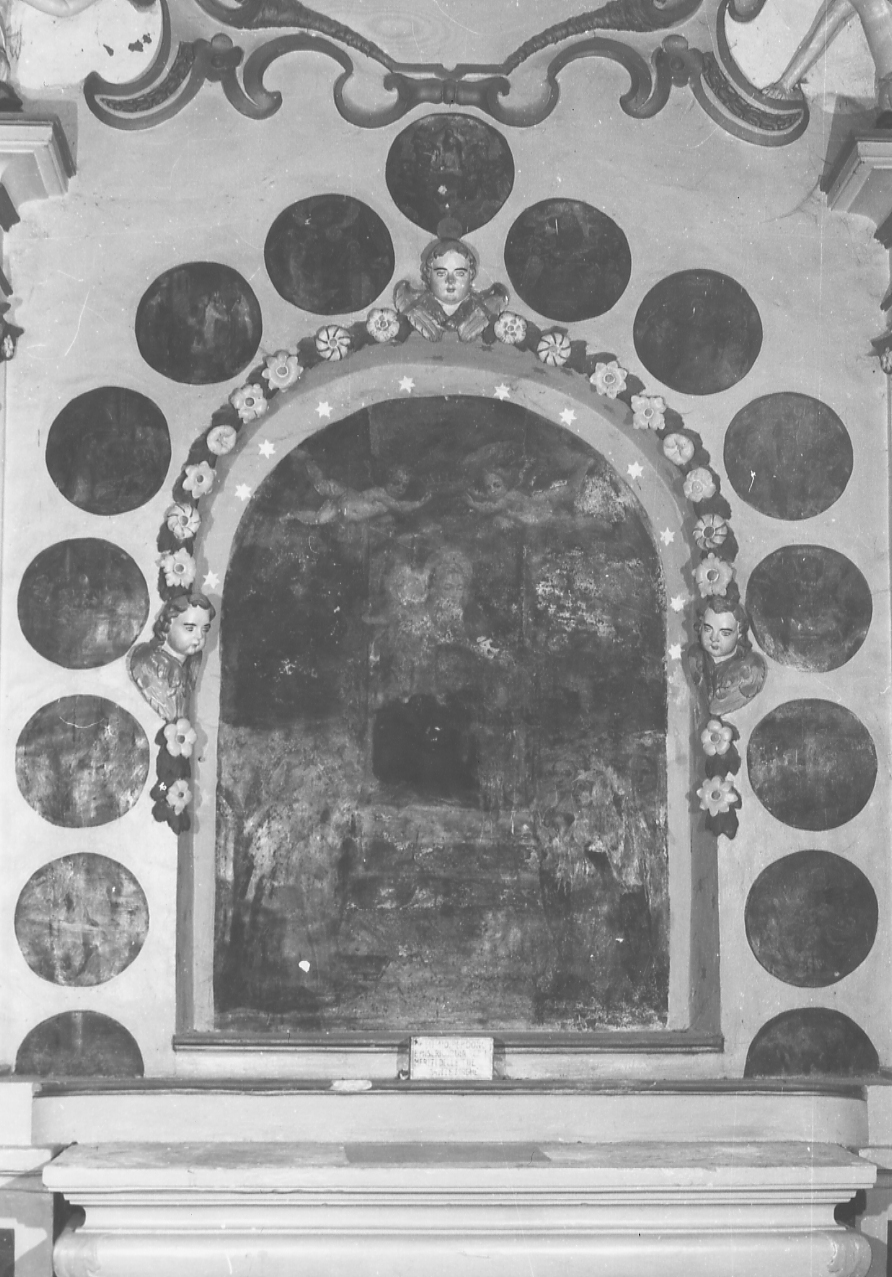 MADONNA DEL ROSARIO (pala d'altare, opera isolata) - bottega Italia centrale (sec. XVI)