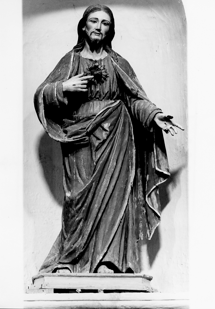 Sacro Cuore di Gesù (statua) - ambito Italia centrale (sec. XIX)