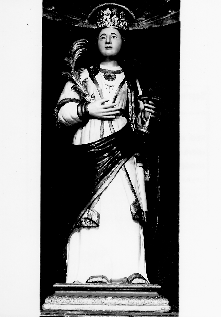 Santa Lucia (statua, opera isolata) - ambito italiano (sec. XIX)