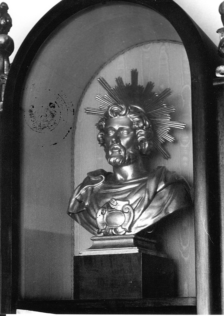 San Franco (reliquiario - a busto) di Nancherio Giovan Battista (maniera) - bottega napoletana (sec. XVII)