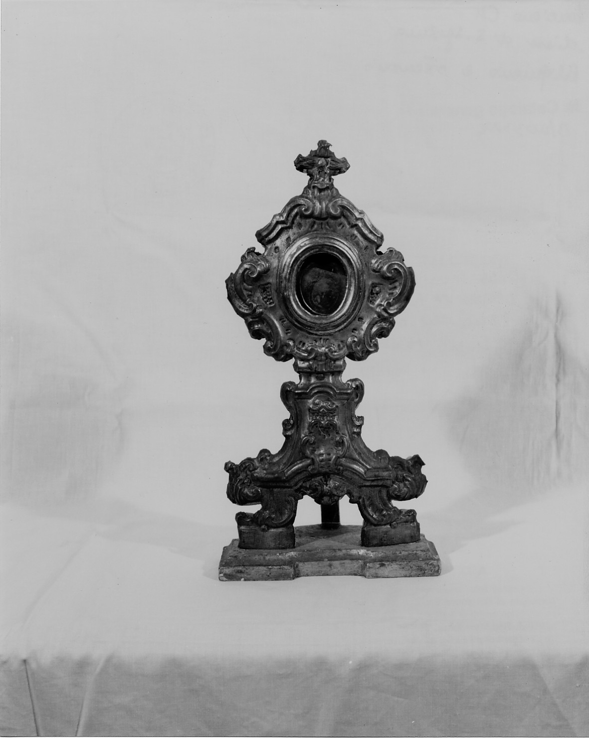 reliquiario - a ostensorio - ambito Italia meridionale (sec. XVIII)