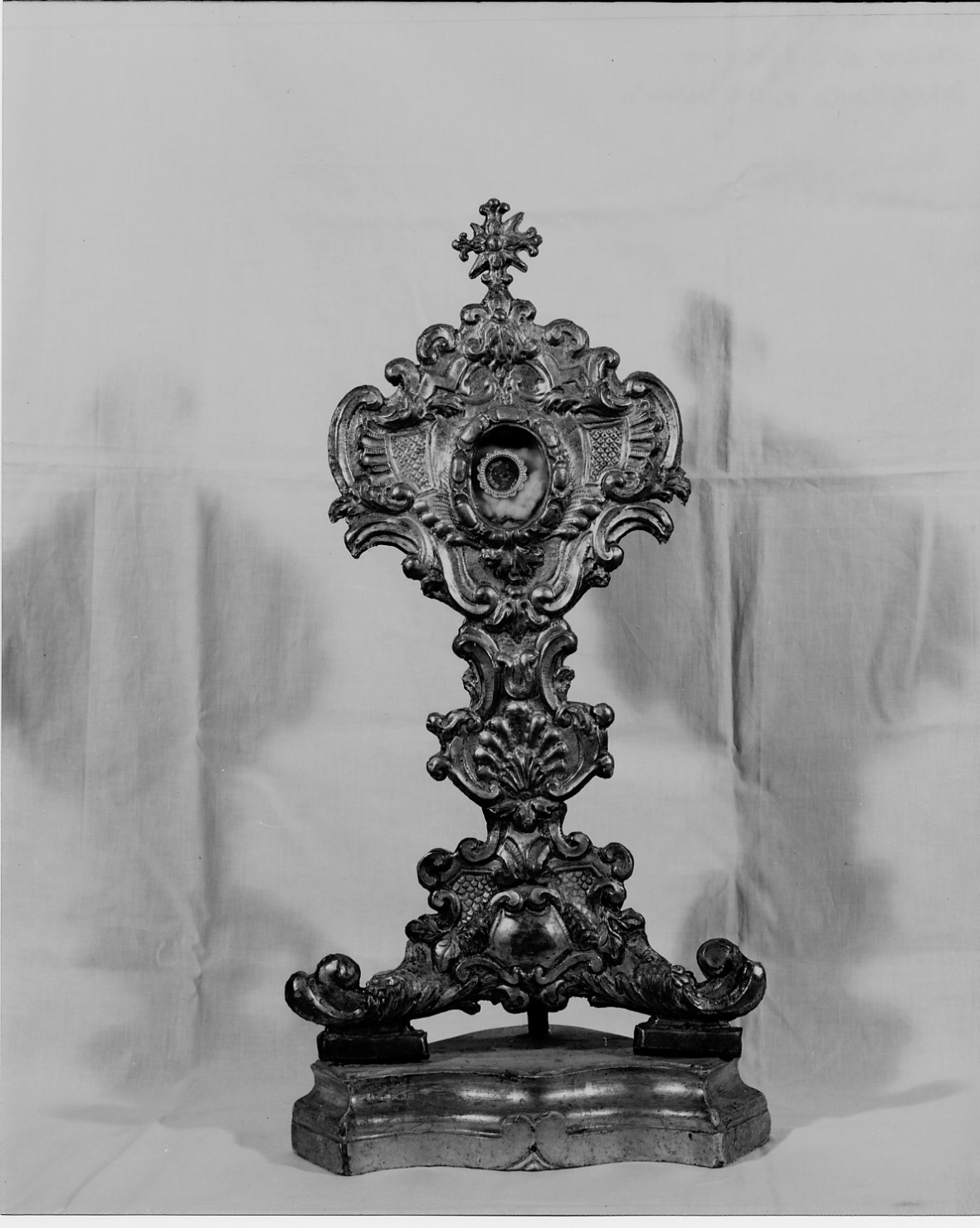 reliquiario - a ostensorio - ambito Italia meridionale (sec. XVIII)