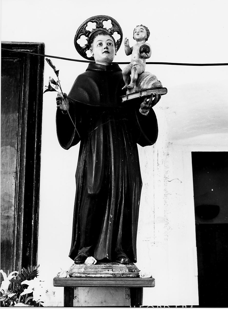 SANT'ANTONIO DA PADOVA (scultura) - ambito abruzzese (secc. XVIII/ XIX)