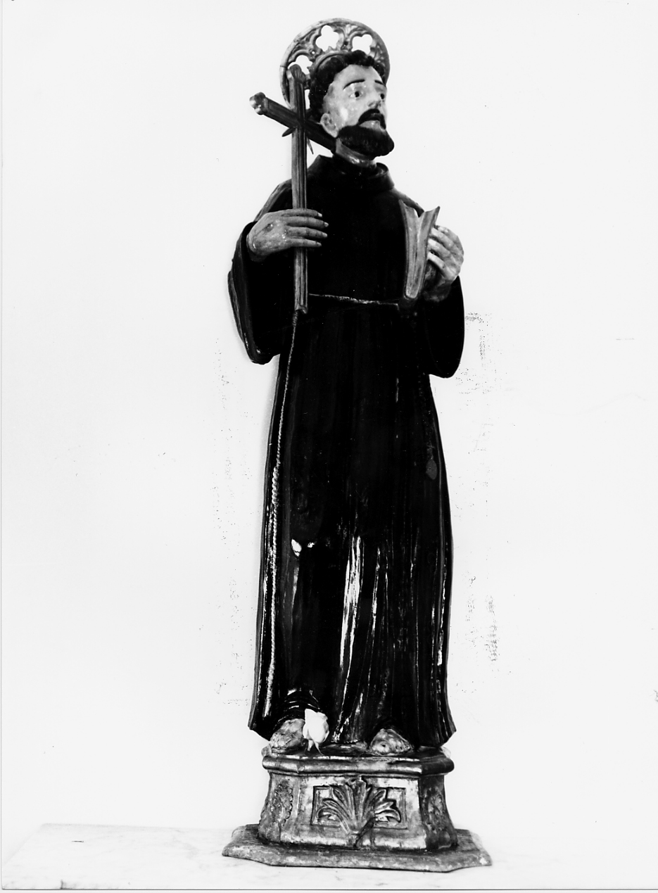 SAN FRANCESCO D'ASSISI (scultura) - ambito abruzzese (sec. XVIII)