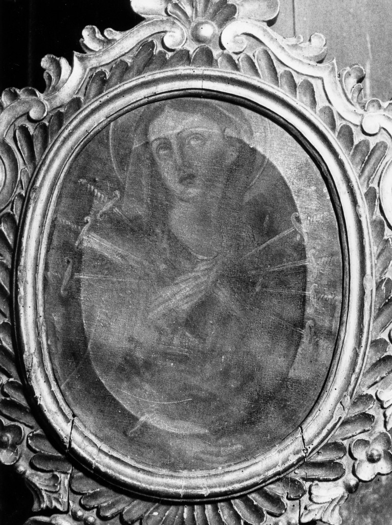 MADONNA DEI SETTE DOLORI (dipinto) - bottega Italia centrale (sec. XVIII)