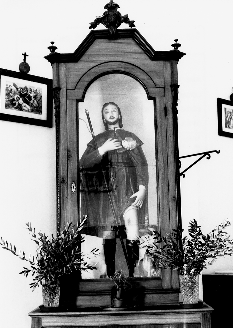 SAN ROCCO (statua, opera isolata) - bottega abruzzese (sec. XIX)