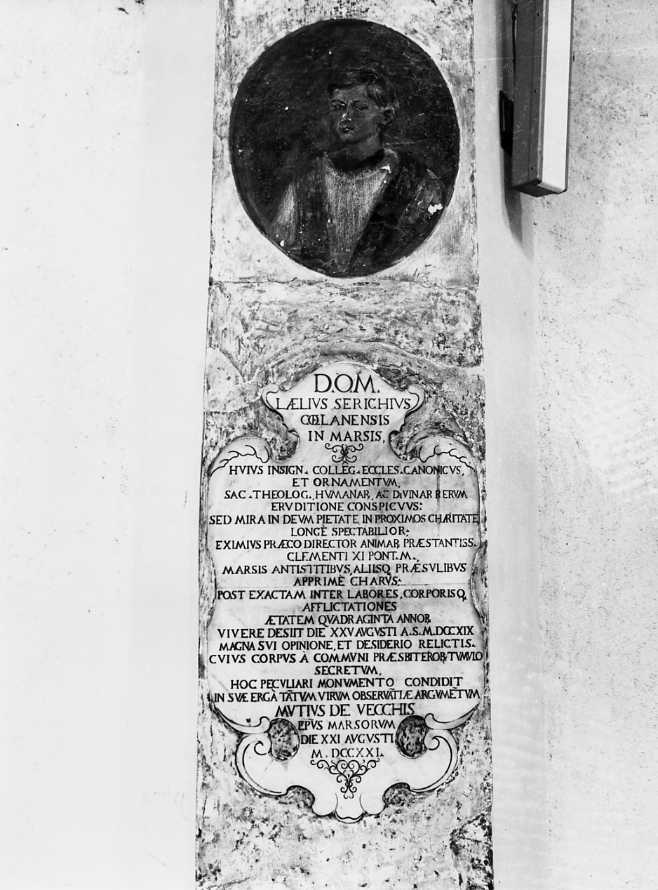 lapide commemorativa - ambito Italia centrale (sec. XVIII)