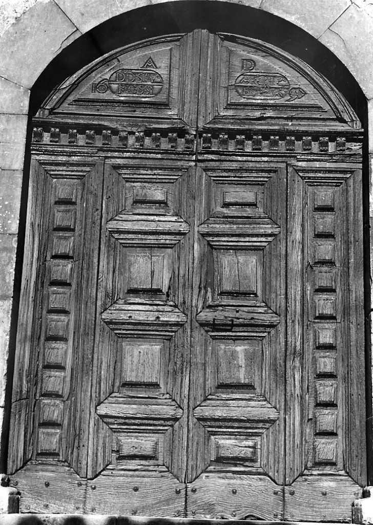 porta - a due battenti - ambito abruzzese (sec. XVII)