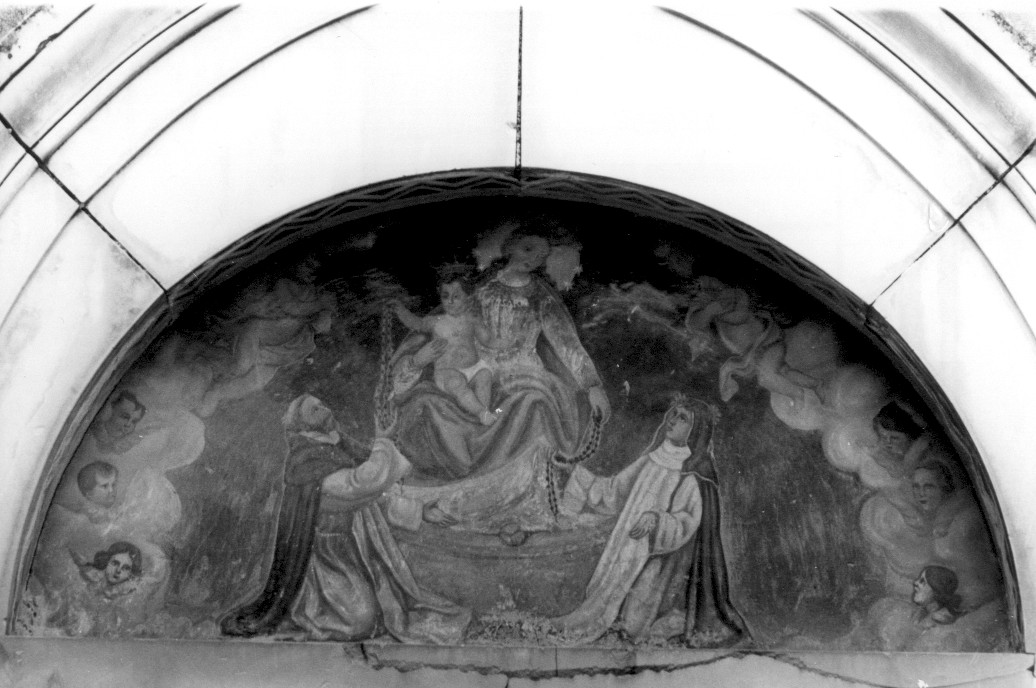 MADONNA DEL ROSARIO (dipinto, opera isolata) - ambito abruzzese (metà sec. XIX)