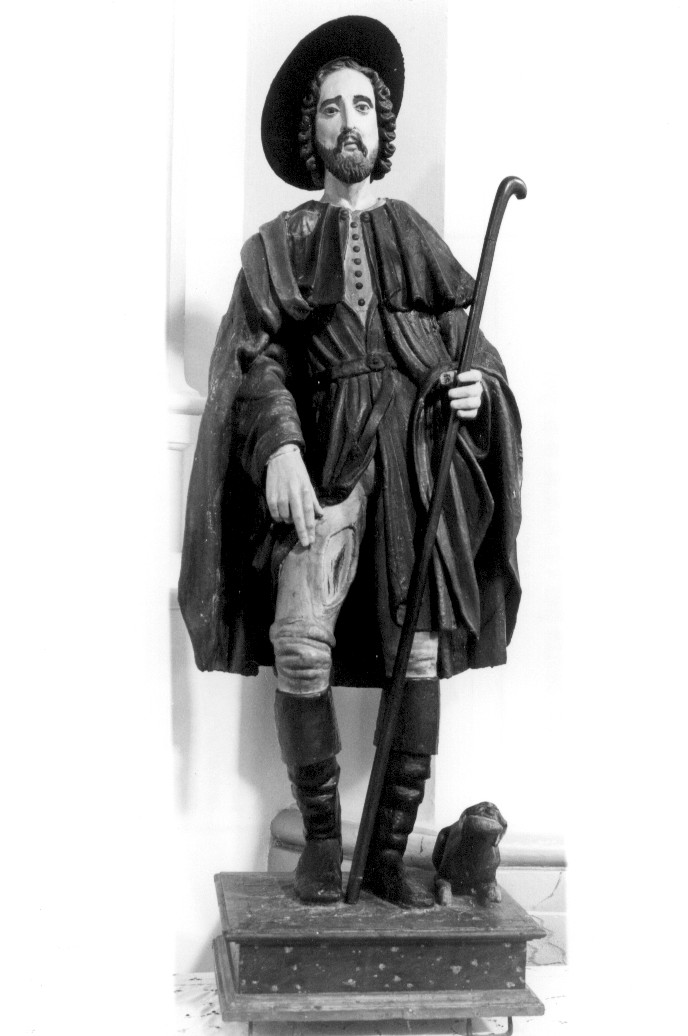 SAN ROCCO (statua, opera isolata) - ambito abruzzese (fine, inizio sec. XIX, sec. XX)