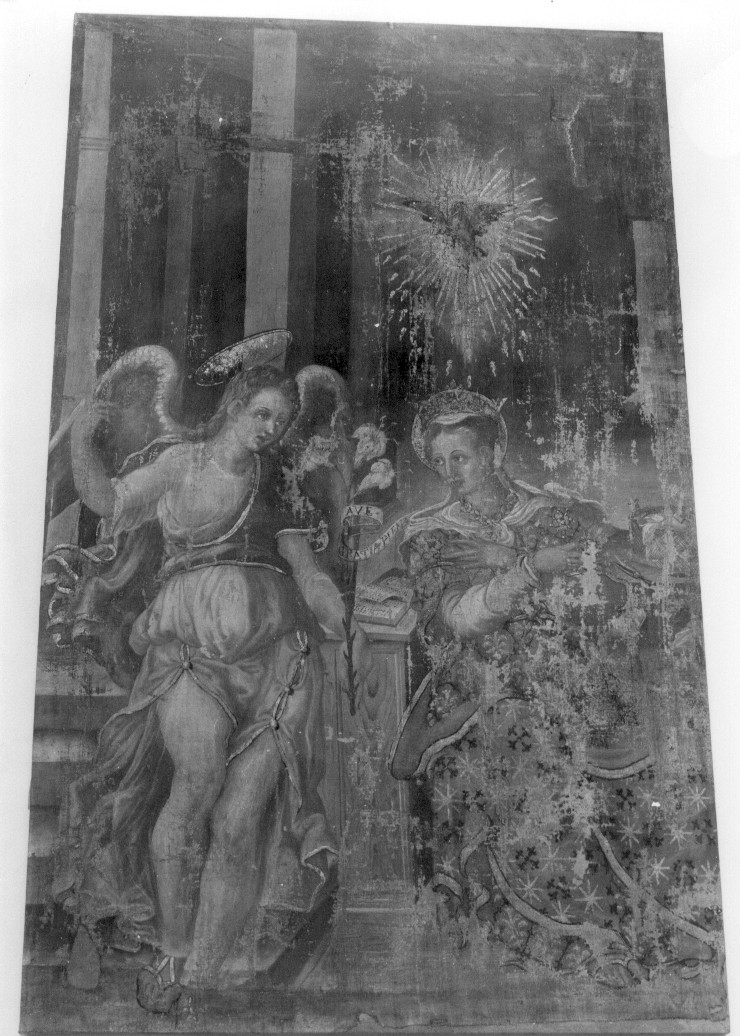 ANNUNCIAZIONE (dipinto, opera isolata) - ambito abruzzese (fine sec. XIX)