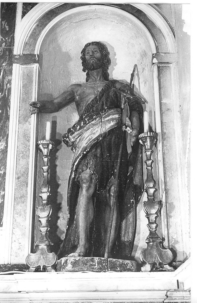 San Giovanni Battista (statua) di Cesura Pompeo (scuola) (sec. XVI)