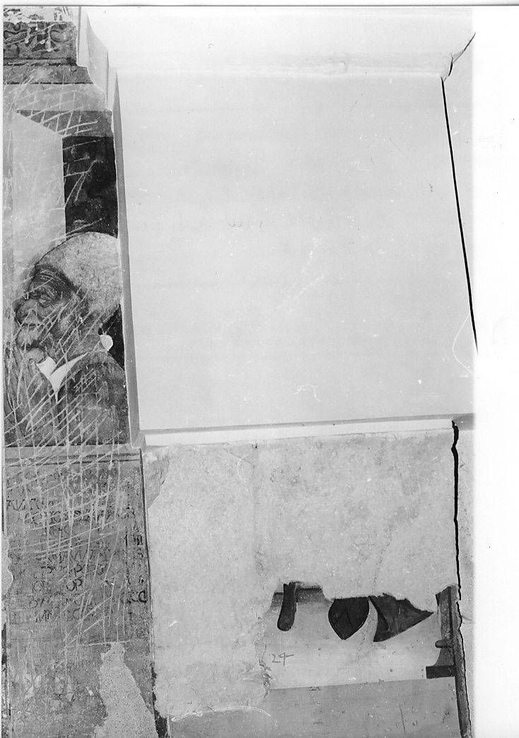 ritratto d'uomo (dipinto) di De Litio Andrea (attribuito) (sec. XV)