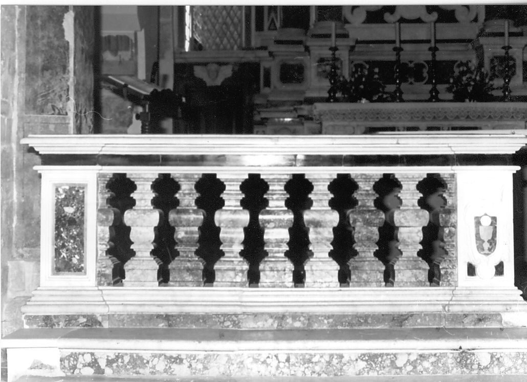 balaustrata - ambito Italia centrale (fine sec. XVII)