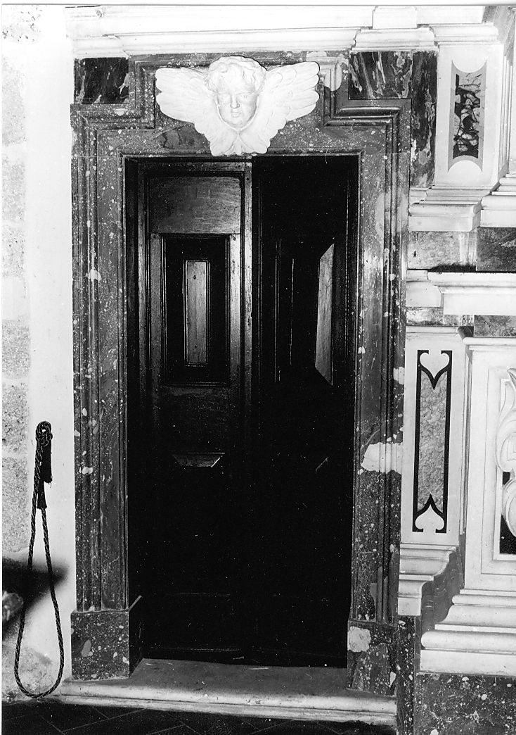 mostra di porta, coppia - ambito Italia centrale (fine sec. XVII)