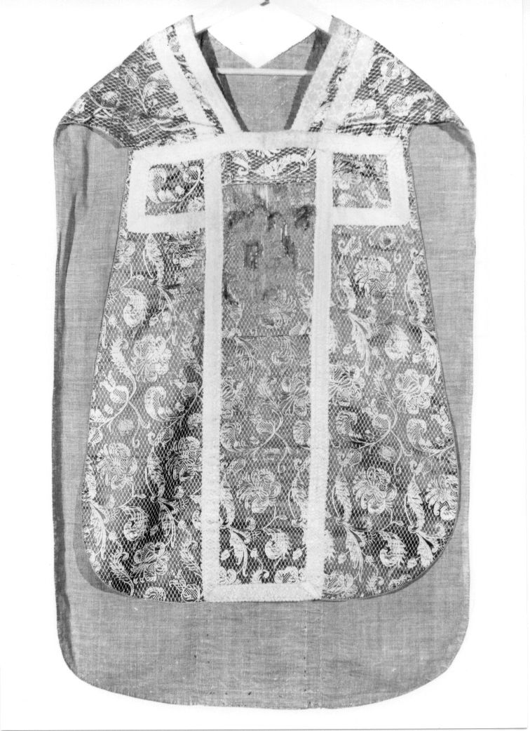 paramento liturgico, insieme - manifattura italiana (ultimo quarto sec. XVII)