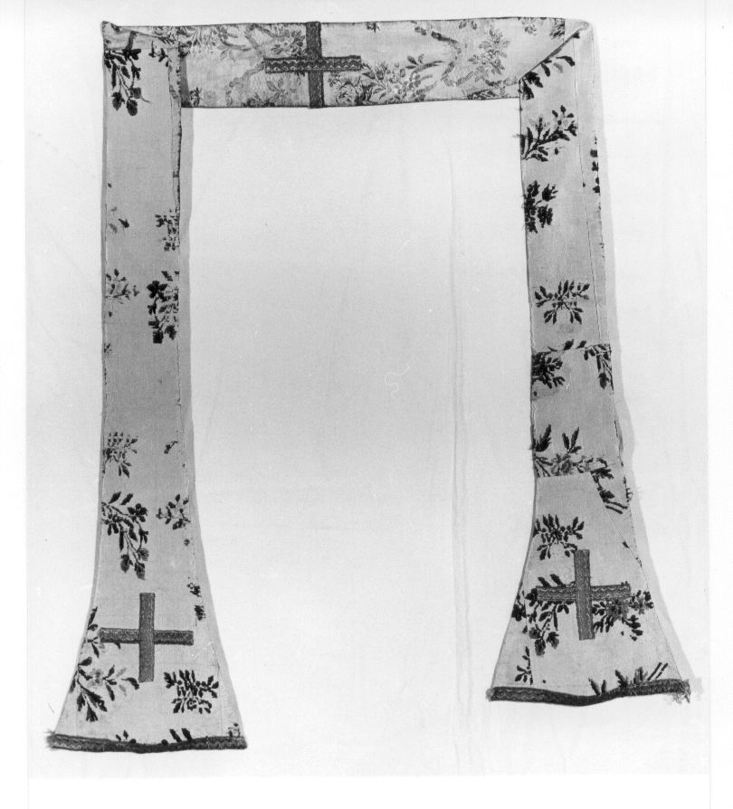 stola, opera isolata - manifattura italiana (seconda metà sec. XVIII)