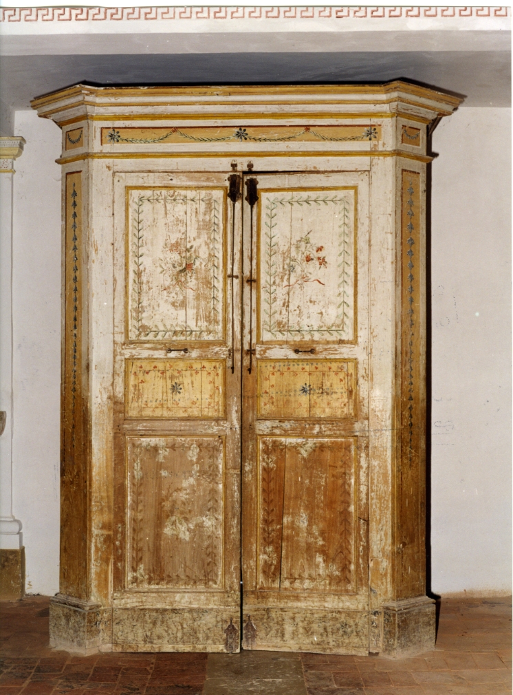 bussola d'ingresso, opera isolata - bottega Italia centrale (sec. XIX)