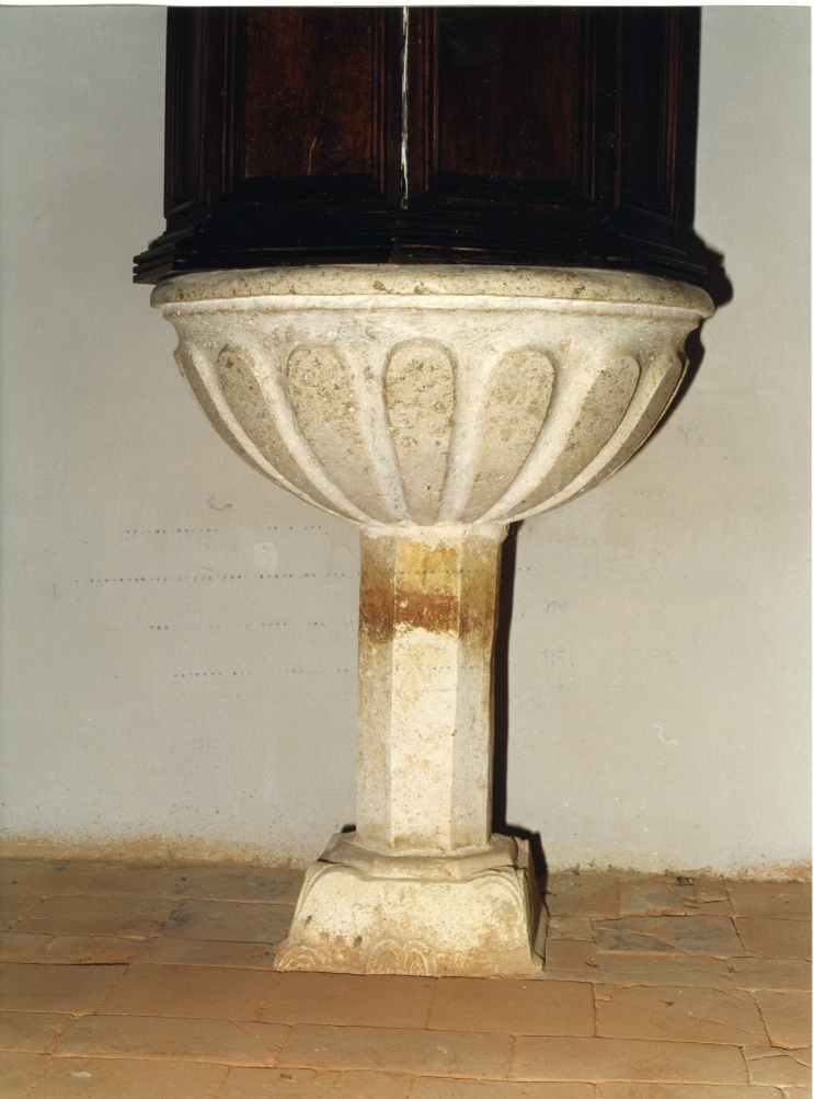 acquasantiera - a fusto, opera isolata - bottega Italia centrale (sec. XIX)