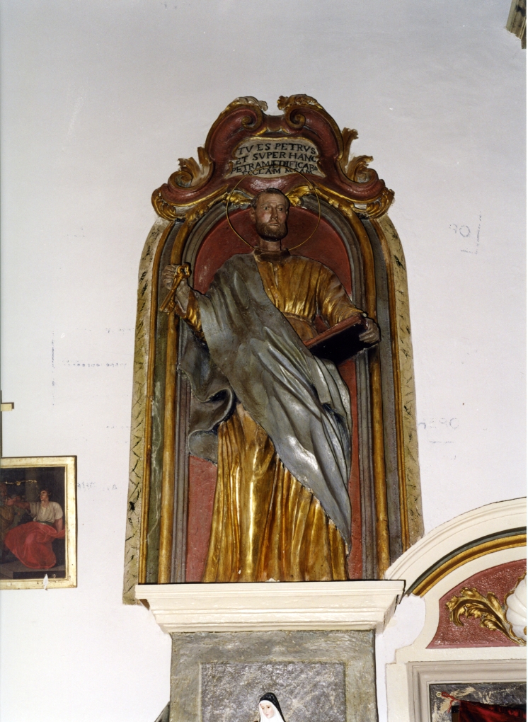 San Pietro (statua, opera isolata) - bottega Italia centrale (sec. XIX)