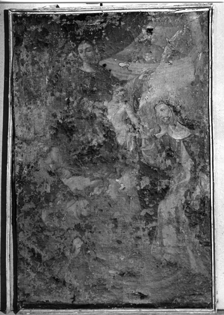 Matrimonio mistico di S. Caterina (dipinto, opera isolata) - bottega Italia centrale (sec. XVIII)