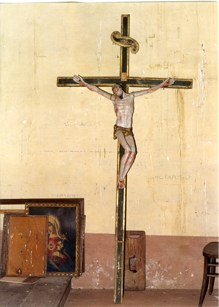 crocifisso, opera isolata - bottega Italia centrale (sec. XIX)