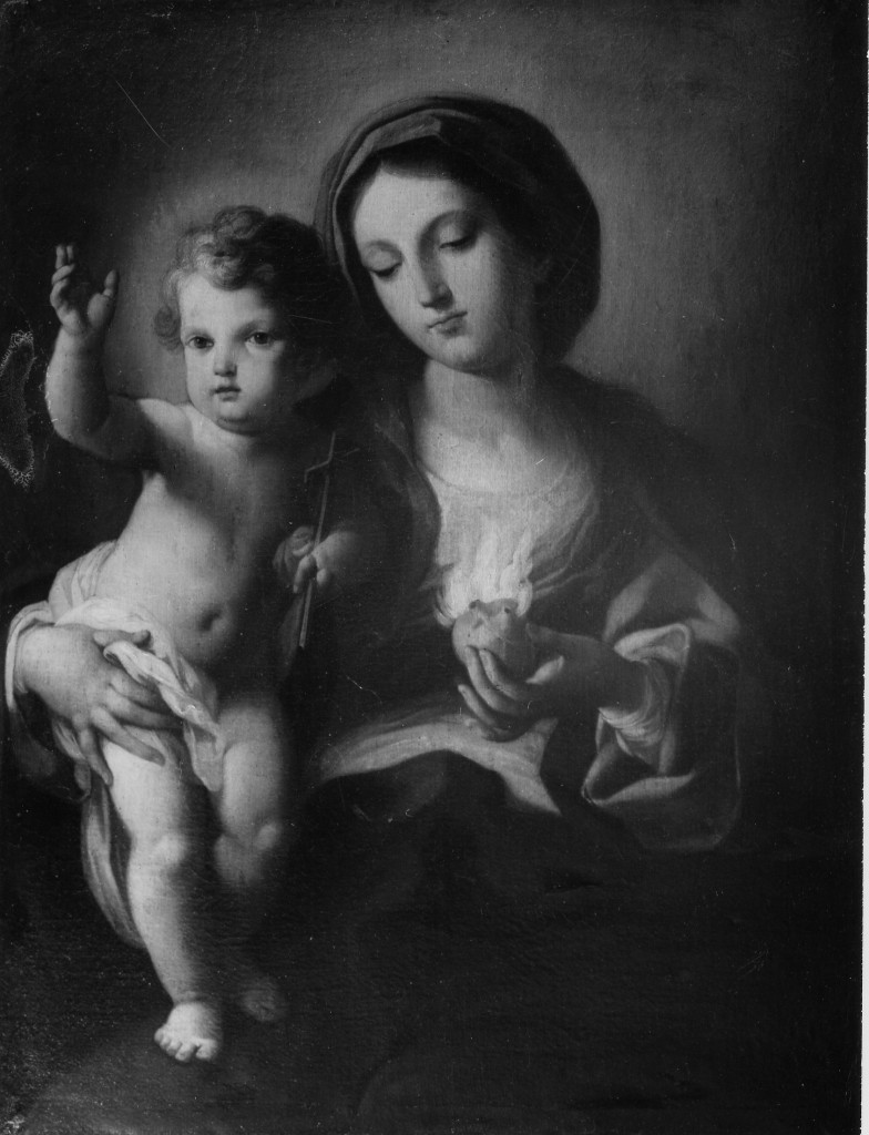 Madonna del Divino Amore, Madonna con Bambino (dipinto) di Conca Sebastiano (scuola) (prima metà sec. XVIII)