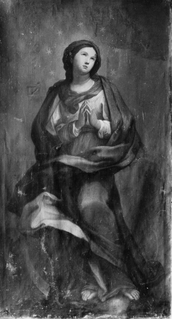 Madonna Immacolata (dipinto) di Masucci Agostino (scuola) (prima metà sec. XVIII)