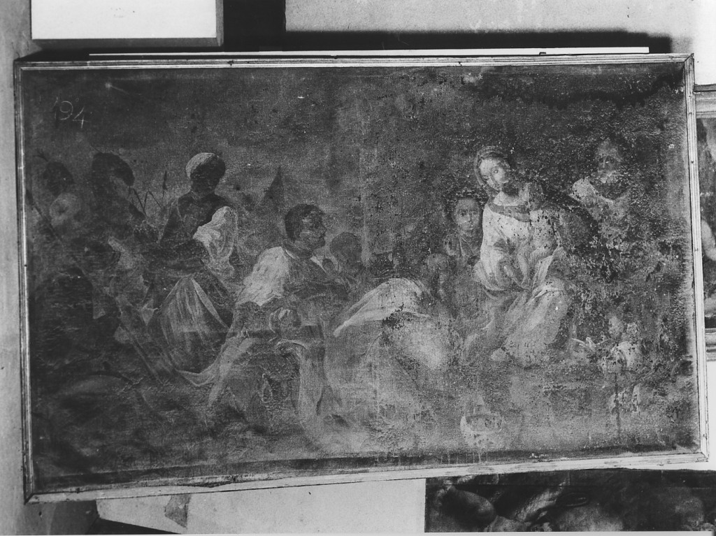 adorazione dei Re Magi (dipinto) di Teodoro Donato (attribuito) (metà sec. XVIII)