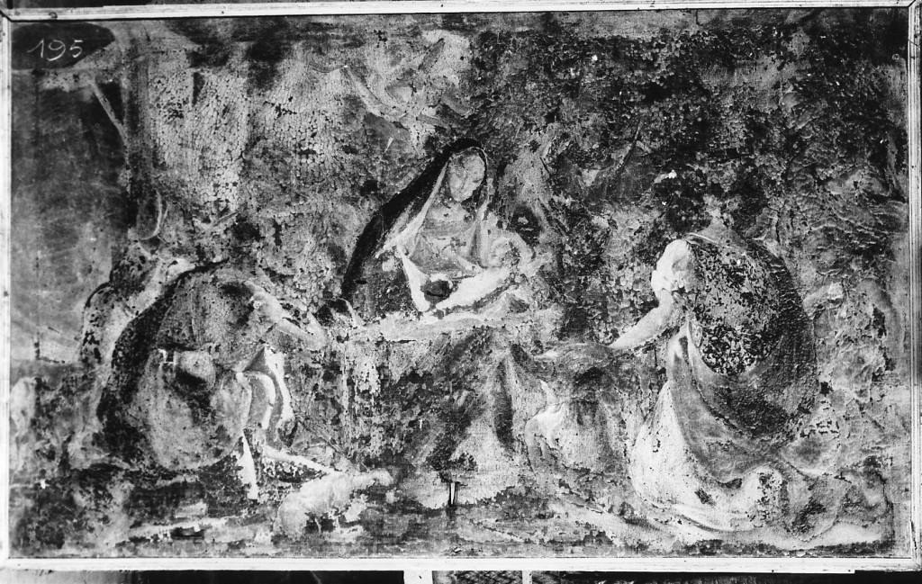 natività di Gesù (dipinto) di Teodoro Donato (attribuito) (metà sec. XVIII)
