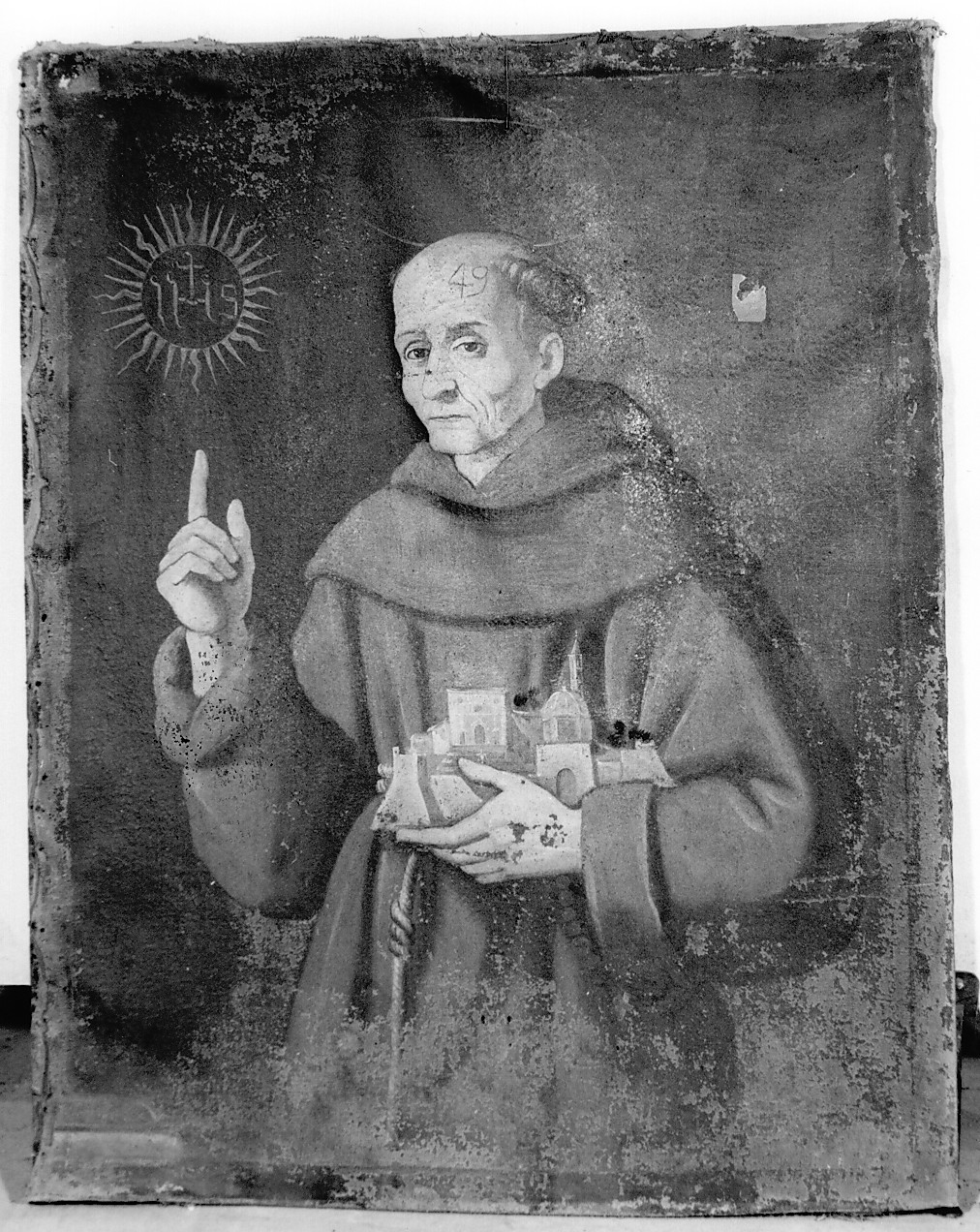 San Bernardino da Siena (dipinto) - ambito Italia centrale (sec. XVII)