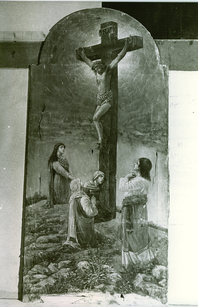 crocifissione di Cristo (dipinto) - ambito Italia centrale (sec. XIX)