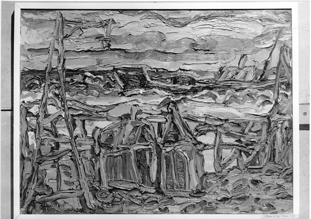 Marina di Capo Miseno (dipinto) di Caroli Carlo (sec. XX)