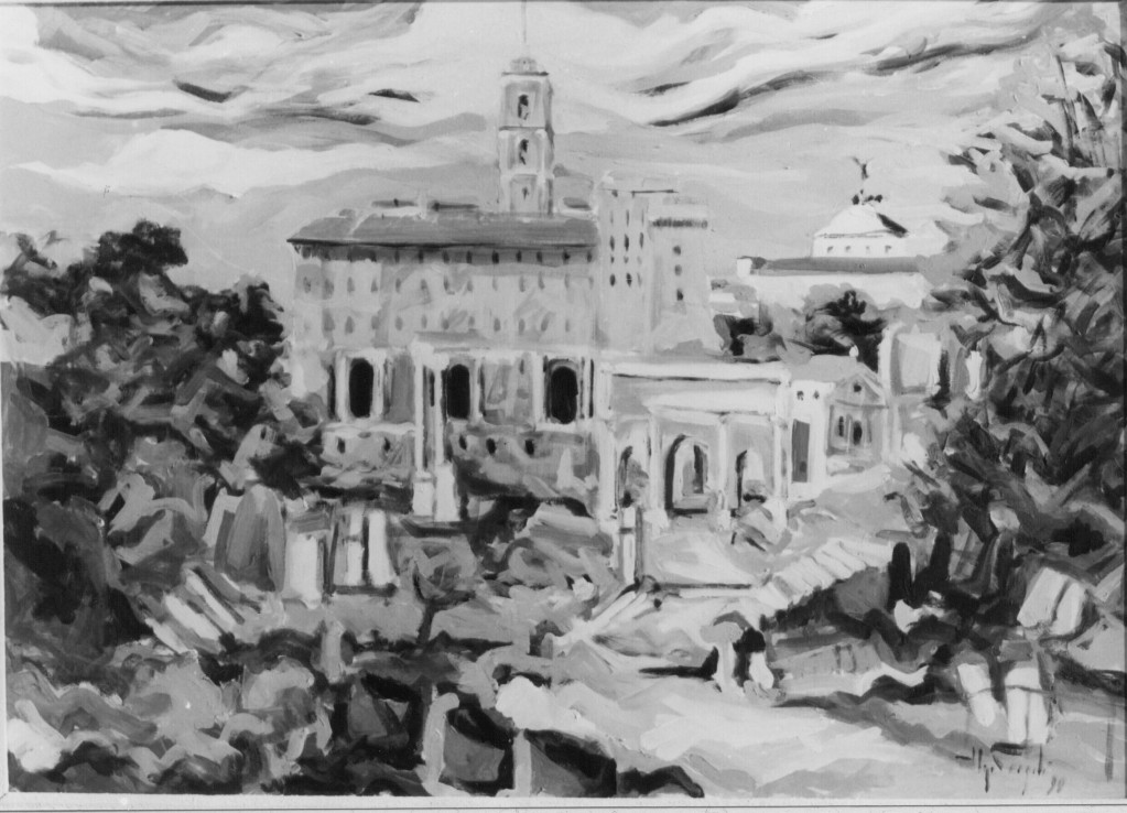 Roma (dipinto) di Pergoli Ugo (sec. XX)